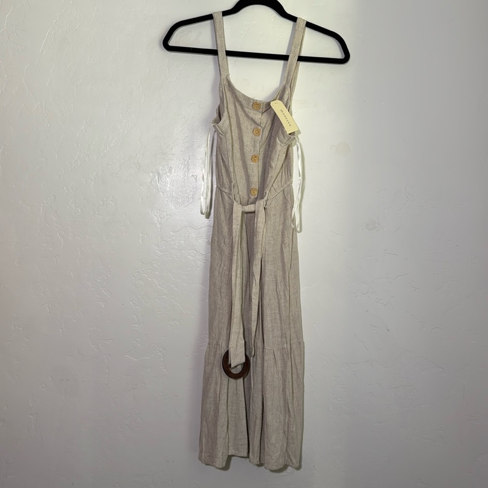 Monteau Cream Maxi Dress